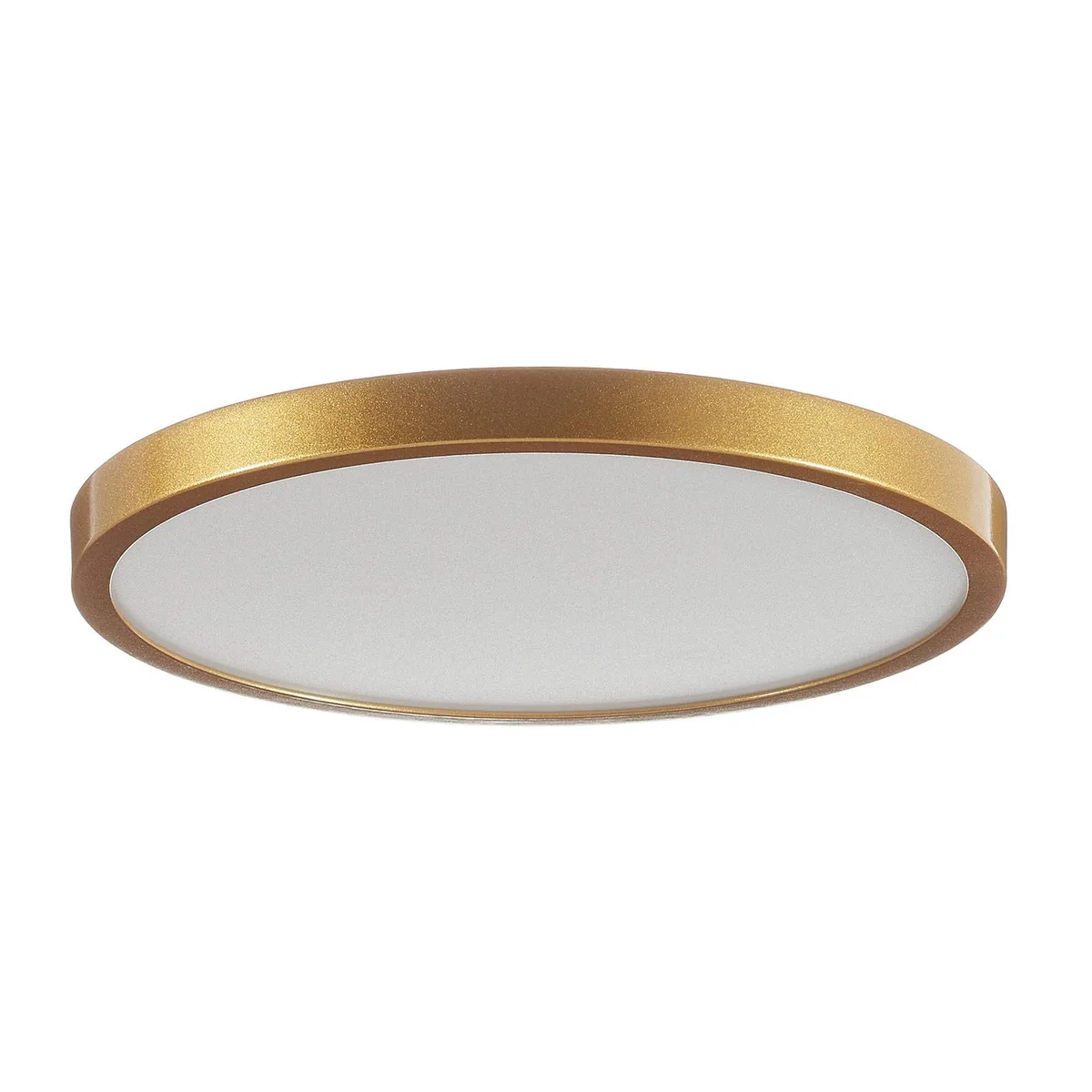 Ronde LED plafondlamp Vika - 30 cm de Orion en Mat goud, Gesatineerd – photo produit