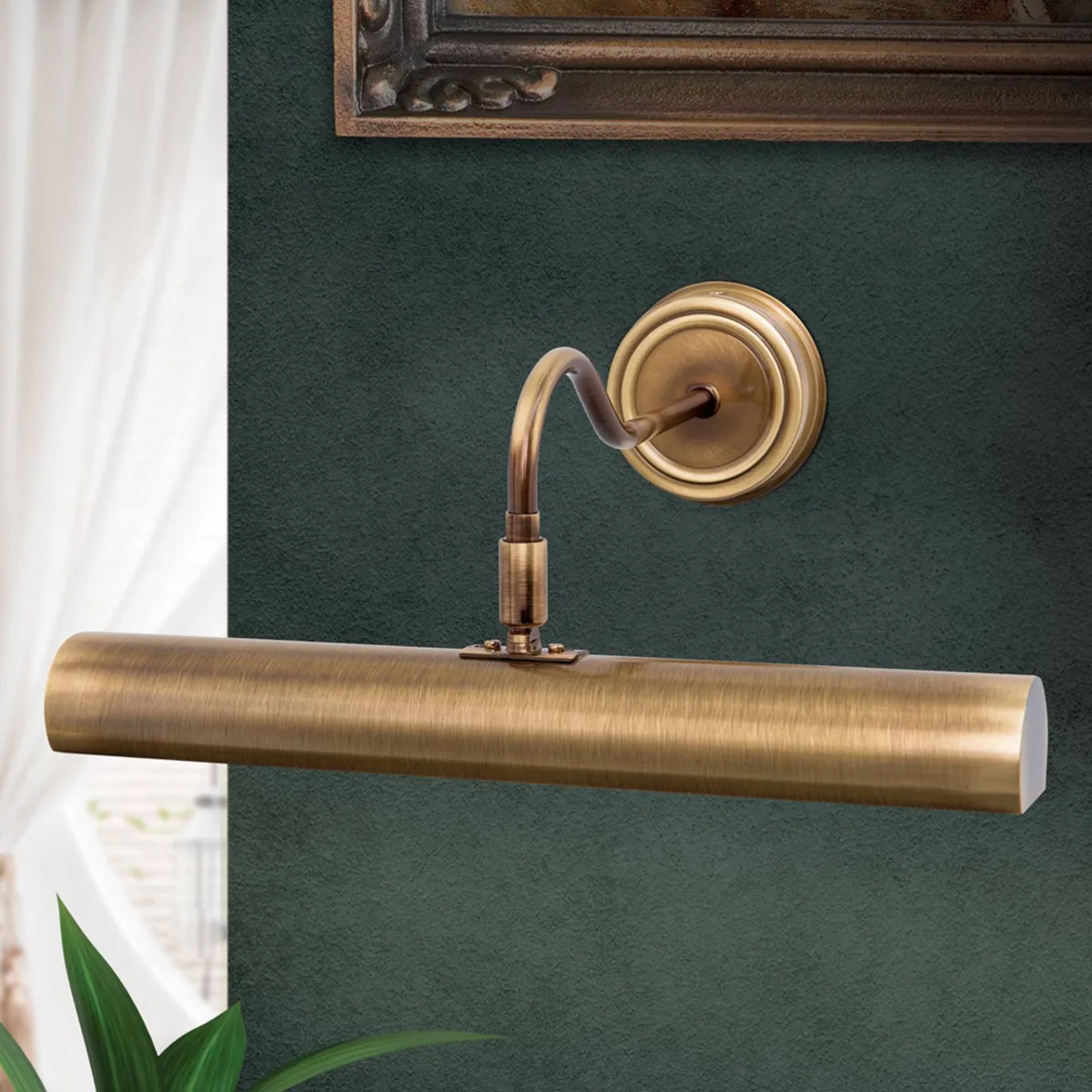 Schilderijverlichting Lariga 35 cm de Orion en Oud-messing – photo produit