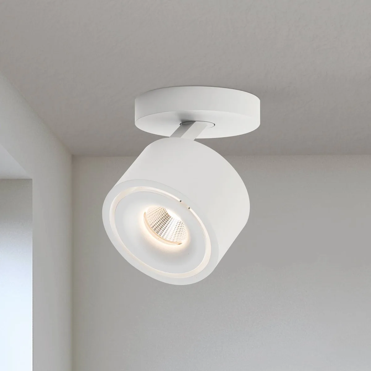 Specter LED plafondspot, Ø 8,4 cm, aluminium de Orion en Blanc – photo produit