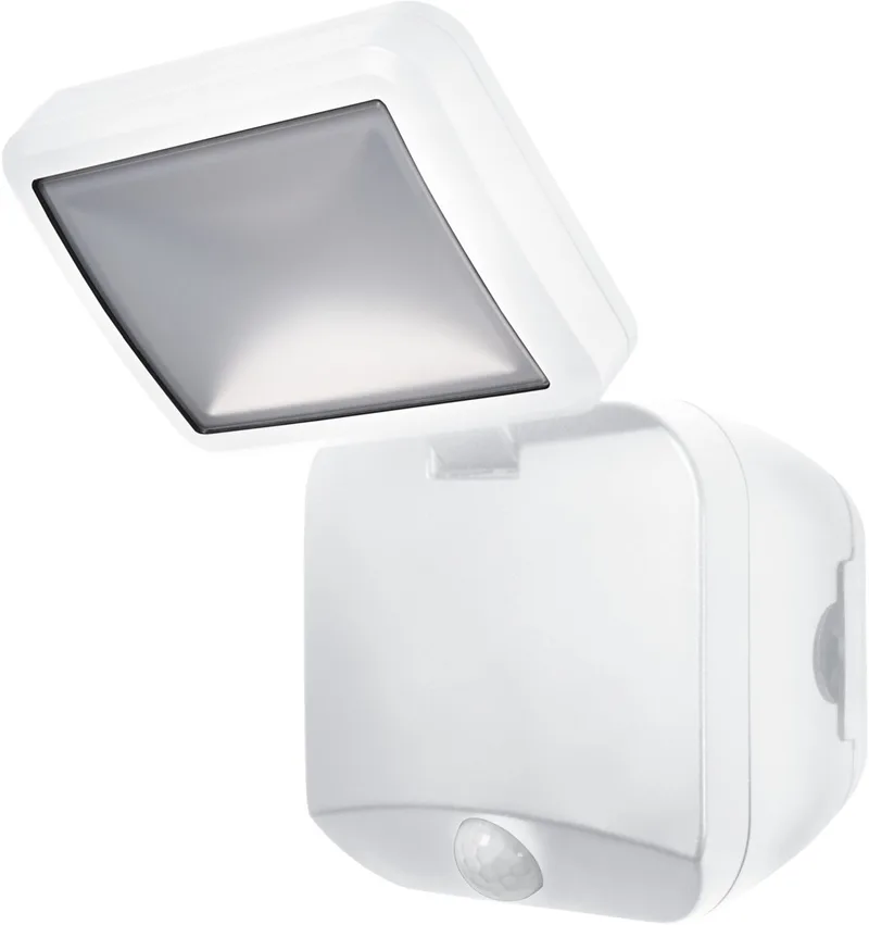 Battery Spotlight, udendørslampe, hvid, 4W, 4000K, IP54, lys- og bevægelsessensor, batteridrevet, nem installation, 260 lm fra Osram – produktbillede