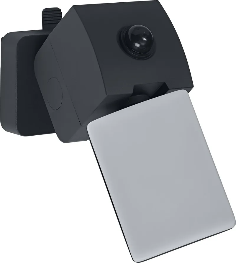 buitenwandlamp, 2,5 W, 275 lm, 3000 K, 111° stralingshoek, levensduur 50.000 uur, IP54, PIR-bewegingssensor, USB-C-oplaadfunctie van Osram in Donkergrijs – productfoto