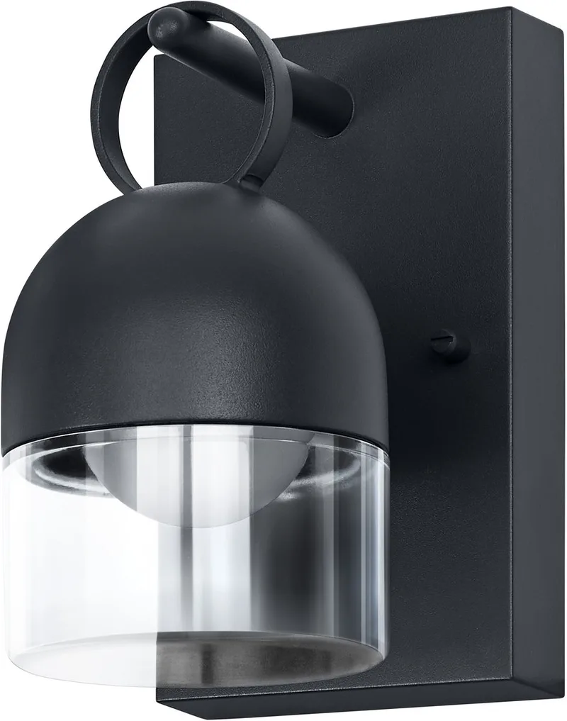 buitenwandlamp, 6 W, 450 lm, 3000 K, stralingshoek 110°, levensduur 50.000 uur, IP65 by Osram in Dark grey – product photo