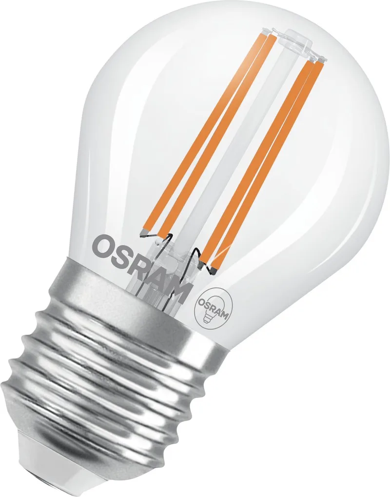 Classic LED E27 Kogel Filament Helder 3.8W 806lm - 827 Zeer Warm Wit | Vervangt 60W de Osram – photo produit