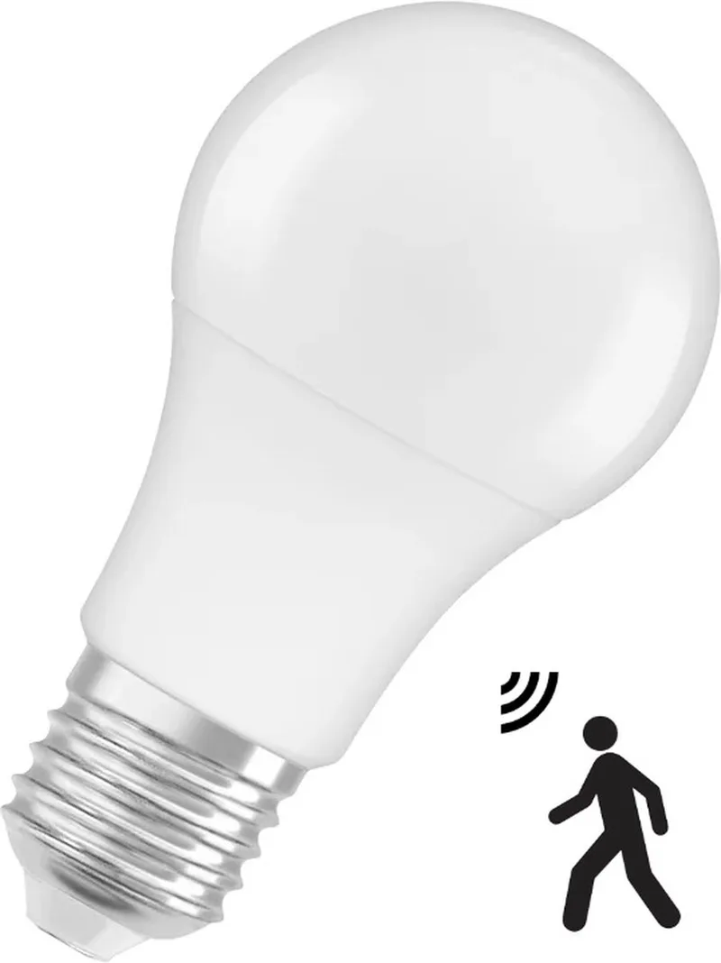 LED Classic A 60 Bewegungssensor 8,8 W 827 matt E27 von Osram – Produktfoto