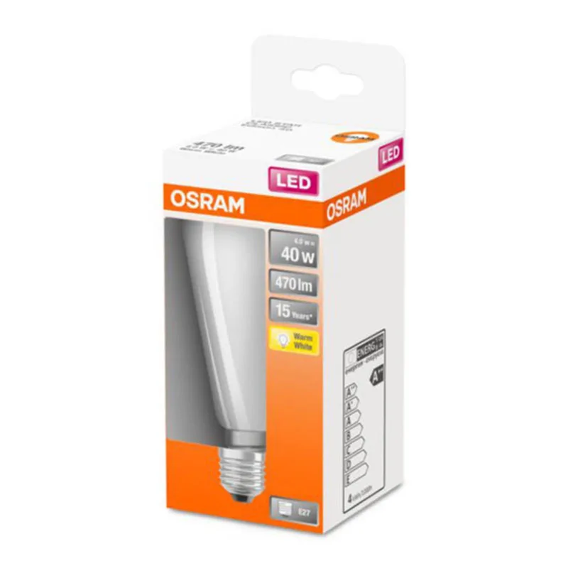 Classic ST LED-pære E27 4W 2.700K opal fra Osram – produktbillede
