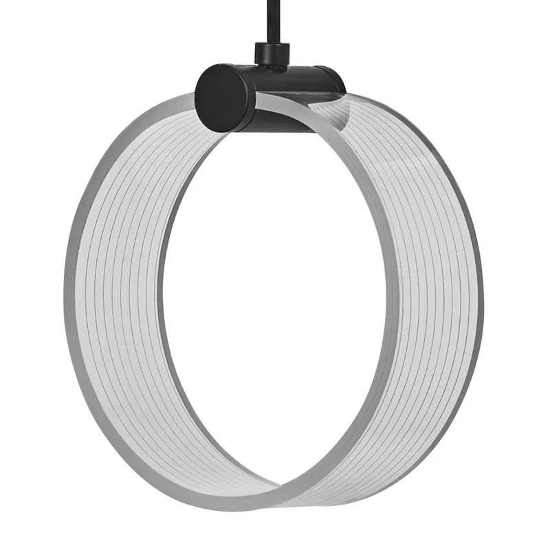 Decor Circle decoratieve hanglamp PL, 8W, 370lm, 3000K/4200K/6500K, warm wit/koud wit/daglicht, klik-CCT schakelaar, niet dimbaar, IP20, kunststof, LED niet vervangbaar de Osram en Noir – photo produit