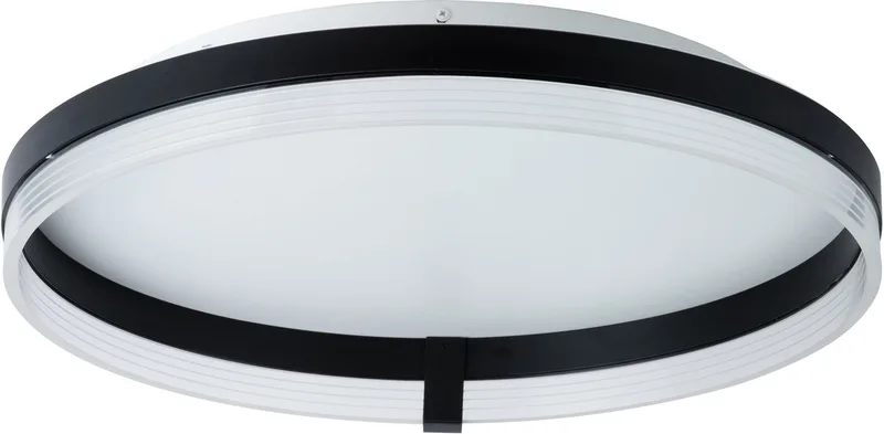 Decor Circle LED Plafondlamp, Acryl, 500mm, 32W, 1800lm, CCT 3000-6500K, CLICKCCT de Osram en Noir – photo produit