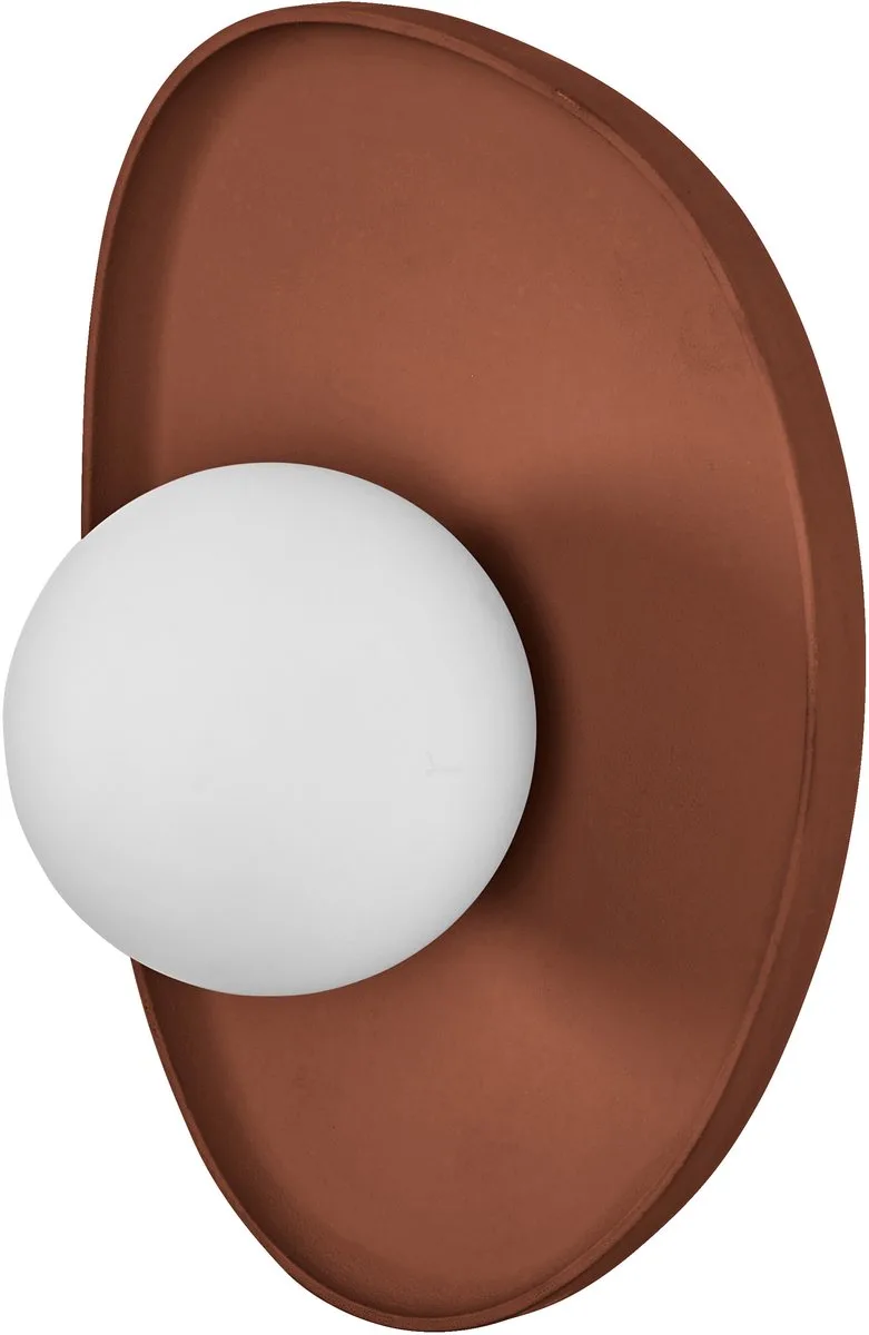 Decor Clay Nest wandlamp, 1xG9, niet dimbaar, IP20, klei de Osram en Marron – photo produit