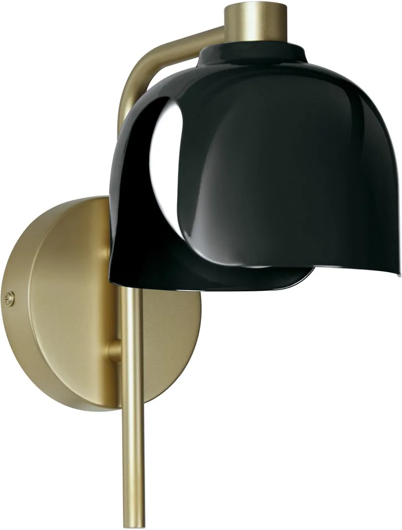 DECOR Corolle Wandlamp, Metaal Glas, G9 Versie, Textielkabel, Retro stijl de Osram en Noir – photo produit