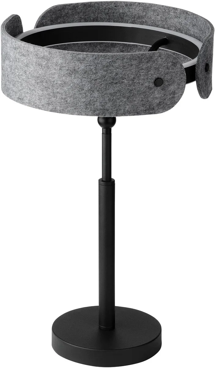 DECOR Curve Vilt LED Tafellamp 19W 3000K met 550lm Grijs 270mm, Tafellamp gemaakt van vilt en metaal från Osram i Mörkgrå – produktbild