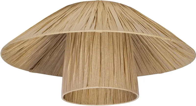 Decor decoratieve plafondlamp met bamboe kap, 400 mm, E27 fitting, IP20 van Osram in Bruin – productfoto