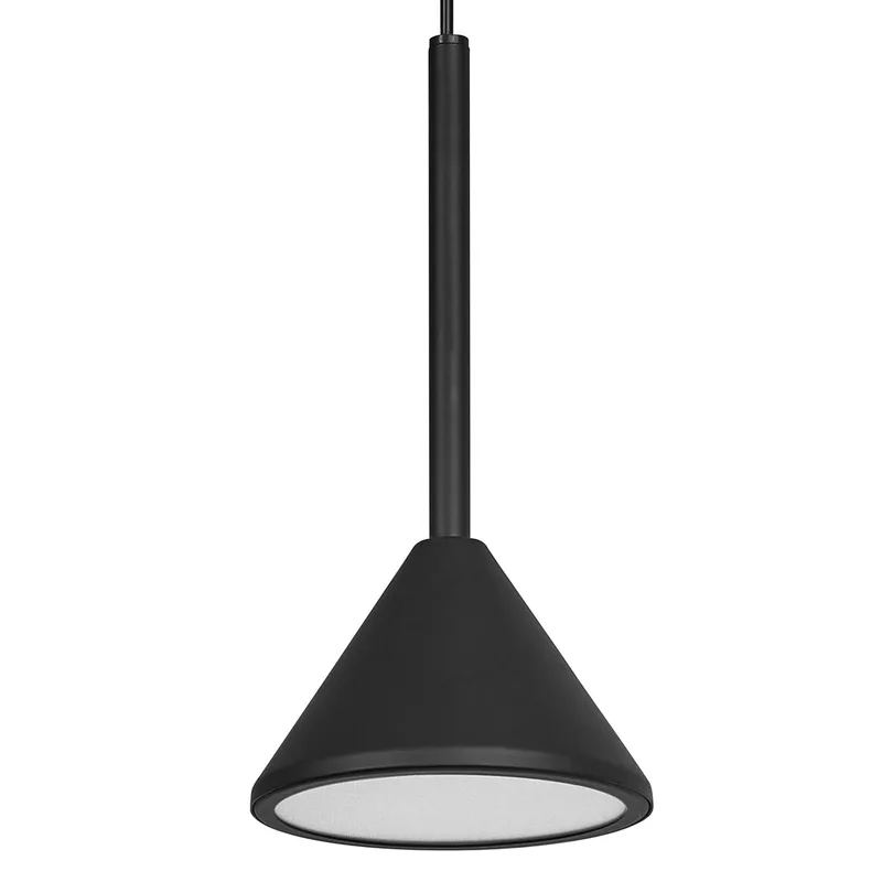 Decor Fuji, decoratieve hanglamp, 1-lamp, 5W, 930 warm wit, 180lm, 3000K, niet dimbaar, IP20, staal, 120 mm, lamp niet vervangbaar de Osram en Noir – photo produit