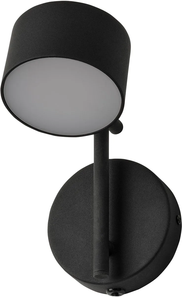 Decor Kyoto LED Wandlamp 12W 3000K 350lm Aluminium, Touch-Dim, voor Slaapkamer, CRI90, IP20 de Osram en Noir – photo produit