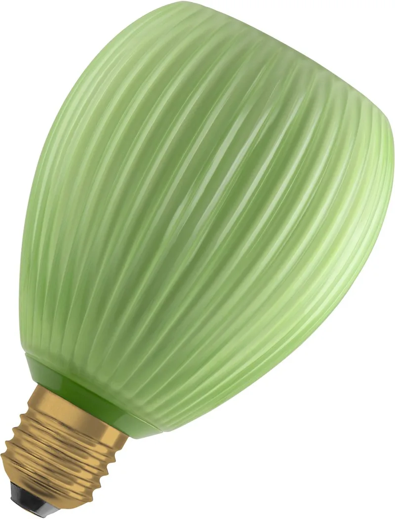 Decor LED Lamp Groen Glas E27 3.5W 300lm - 827 Zeer Warm Wit | Vervangt 25W von Osram – Produktfoto