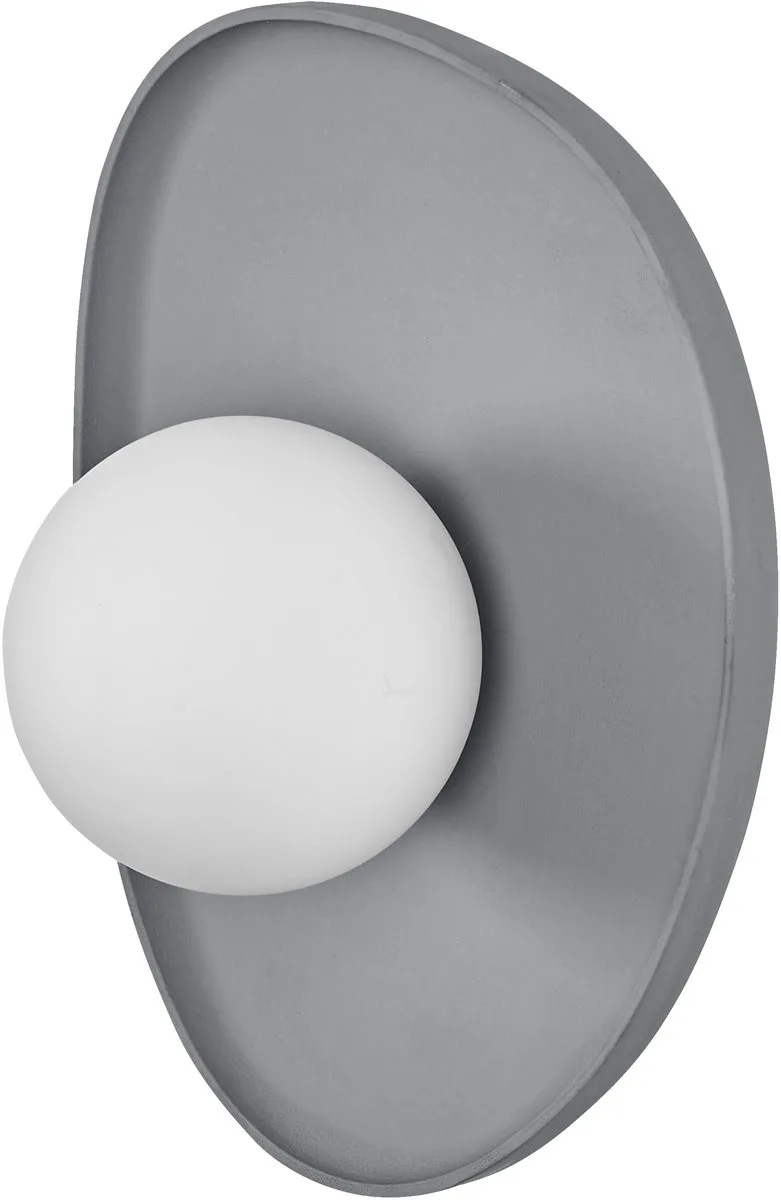 Decor Nest decoratieve wandlamp van beton, met G9 fitting, IP20 de Osram en Gris – photo produit
