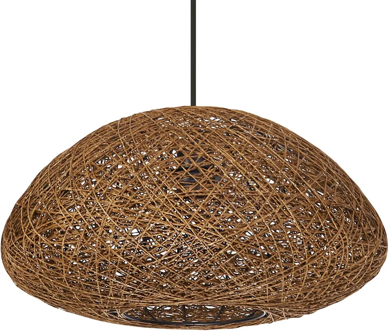 Decor Paper Drop decoratieve hanglamp van papier in druppelvorm, 395 mm, met E27 fitting, papier/staal, IP20 van Osram in Beige – productfoto