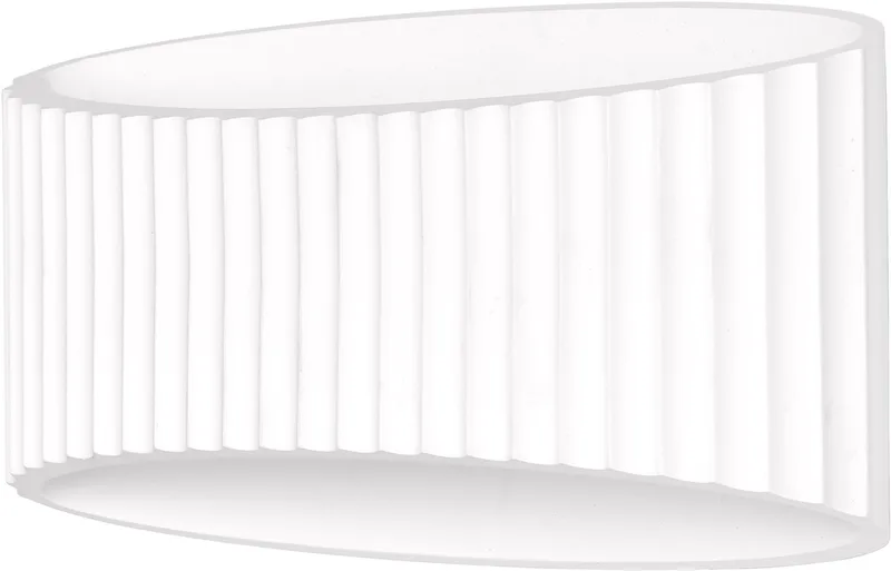 Decor Plaster Band decoratieve wandlamp van gips, 345 mm, met E27 fitting, IP20 de Osram en Blanc – photo produit