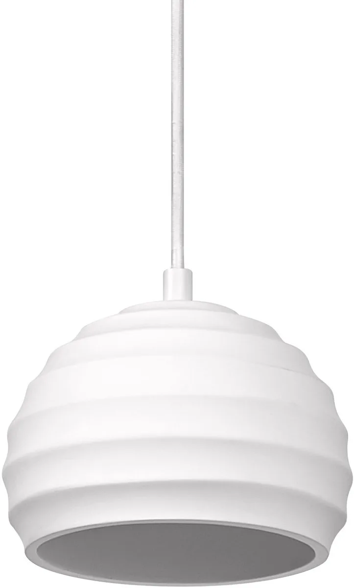 DECOR Plaster Cup gipsen hanglamp, 160 mm, in donkergrijs, met metaal en gipsen behuizing, voor moderne binnenverlichting, flexibele lampkeuze dankzij de E27 fitting de Osram en Blanc – photo produit