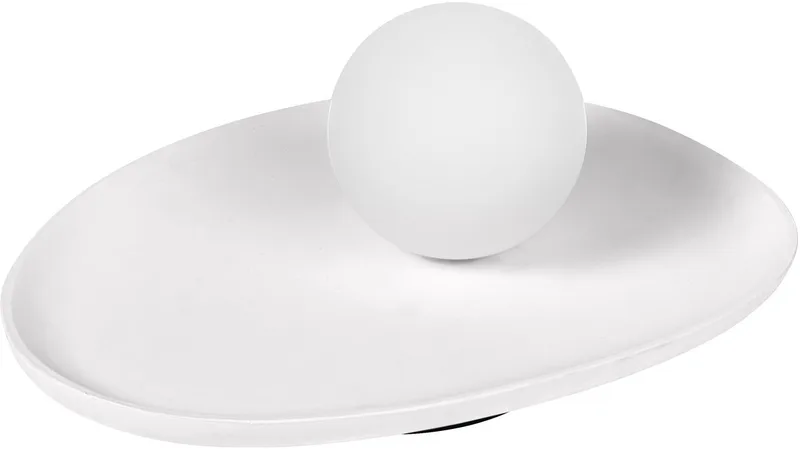 Decor Plaster Nest decoratieve tafellamp van gips, met G9-fitting, IP20 van Osram in Wit – productfoto