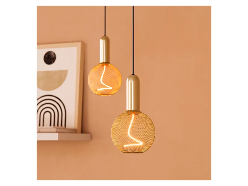 LED-pære E27 Filament Spiral Globe Guld 170lm DIM 3,5W/818 fra Osram – produktbillede 2 af 3