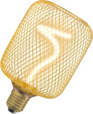 Decor LED Spiral Filament Square E27 3,5W guld 1 800K från Osram – produktbild 1 av 2