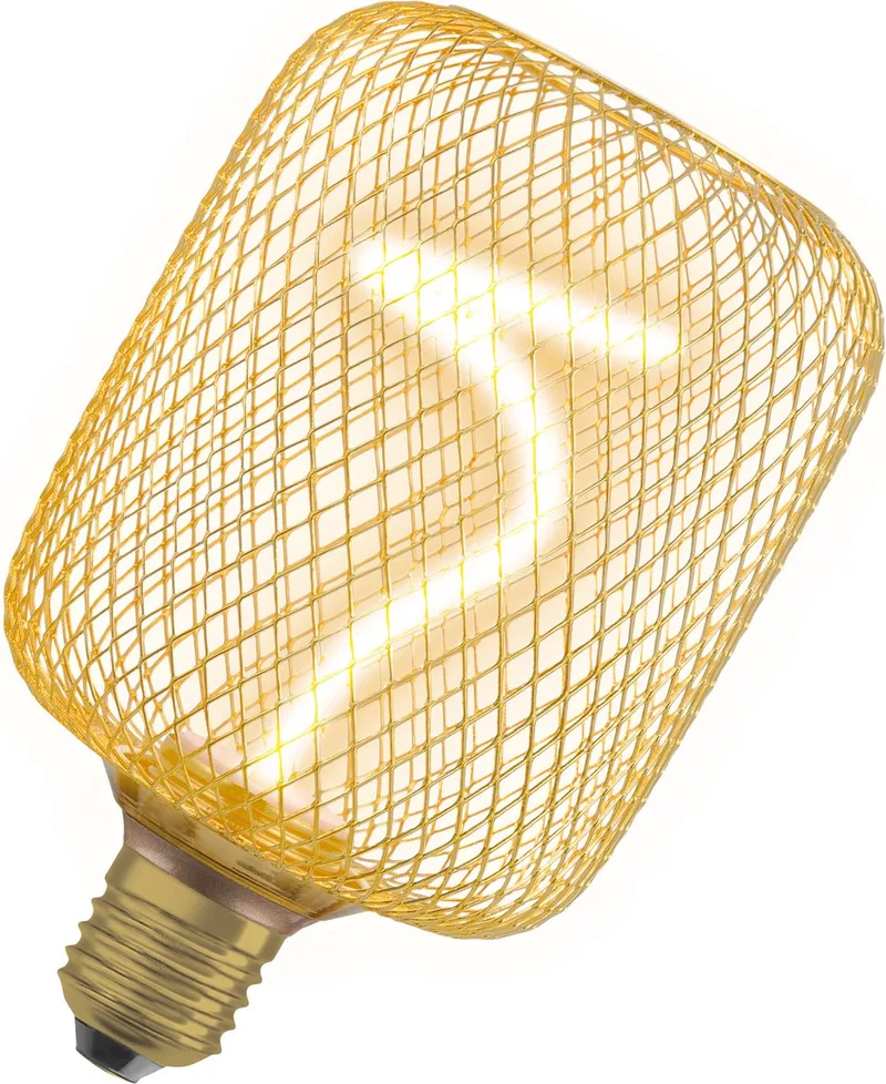 Decor LED Spiral Filament Square E27 3,5W guld 1 800K från Osram – produktbild 1 av 2