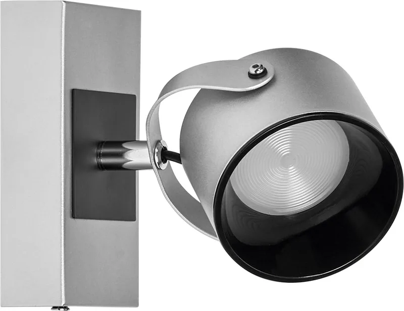 HOMELIGHTING Decor Spot Jupiter 1 Spot 4099854471438 Plafonnier à spot LED, Projecteur mural LED LED 5.8 W argent de Osram – photo produit