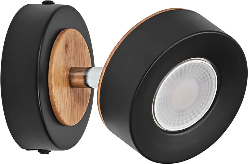 DECOR SPOT PLUTO, 4,8W, 300lm, spot, verstelbare koppen, veelzijdig gebruik, interieurspot, warm witte lichtkleur, hoogwaardige optiek, eenvoudige installatie de Osram en Noir – photo produit