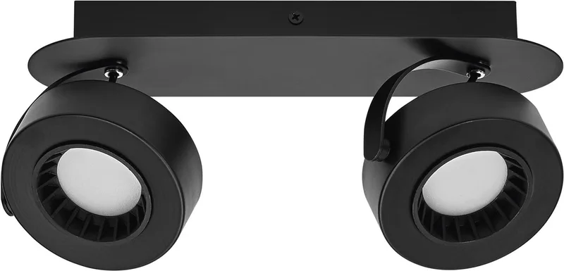 DECOR SPOT VENUS, 10,5W, 450lm, spot, verstelbare koppen, veelzijdig gebruik, interieurspot, warm witte lichtkleur, hoogwaardige optiek, eenvoudige installatie von Osram in Schwarz – Produktfoto