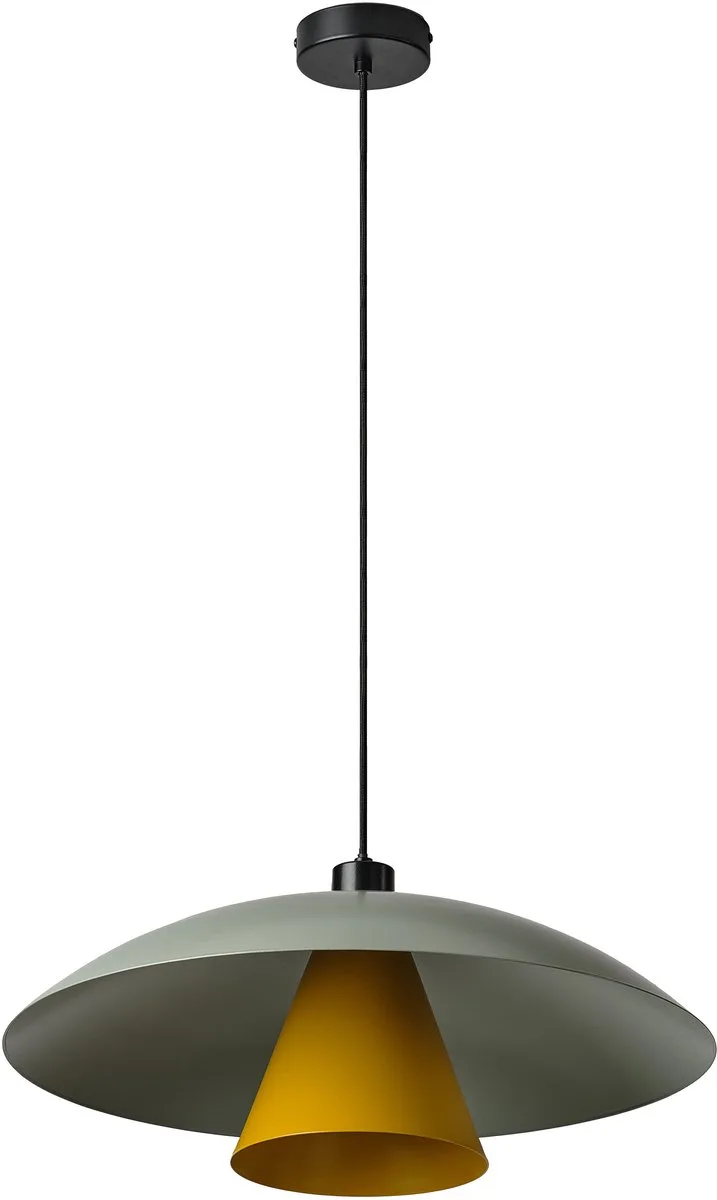 DECOR Vliegende Paddenstoel hanglamp E27 Groen/Geel 500mm, hanglamp, Metaal, met levendige kleuren von Osram in Grün, Gelb – Produktfoto