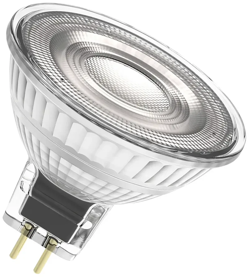 Dimmbare Niedervolt-LED-Reflektorlampen MR16 mit Retrofit-Stecksockel, 35 Watts Ersatz, GU5.3, MR16 reflector, 2700 Kelvin, Warm weiß, Klares Glas, 2-er Pack by Osram – product photo 2 of 2