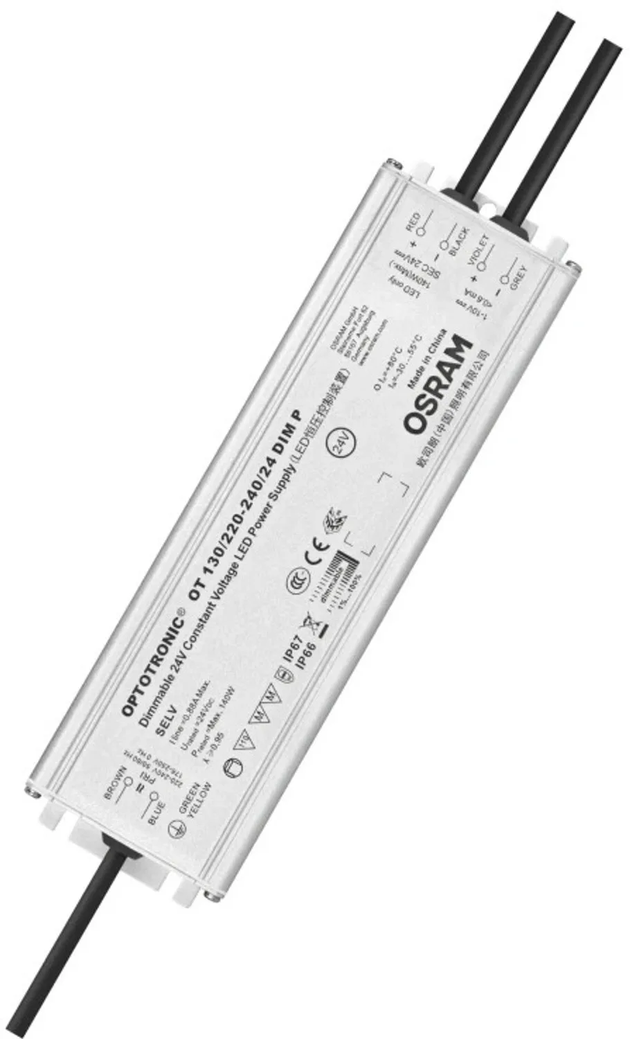 Doos 10x Osram LED Driver | 130W 24.2V | IP66 fra Osram – produktbillede