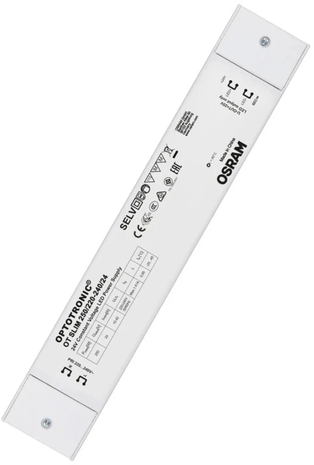 Doos 10x Osram LED Driver | CV Power supplies 24 V 250/220-240/24 | IP20 de Osram – photo produit