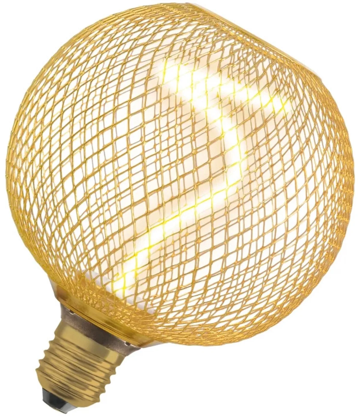Doos 4x Osram E27 LED Globelamp | 3.5W Goud 1800K 220V/240V 818 170Lm | 320° Ø125mm Dimbaar von Osram – Produktfoto