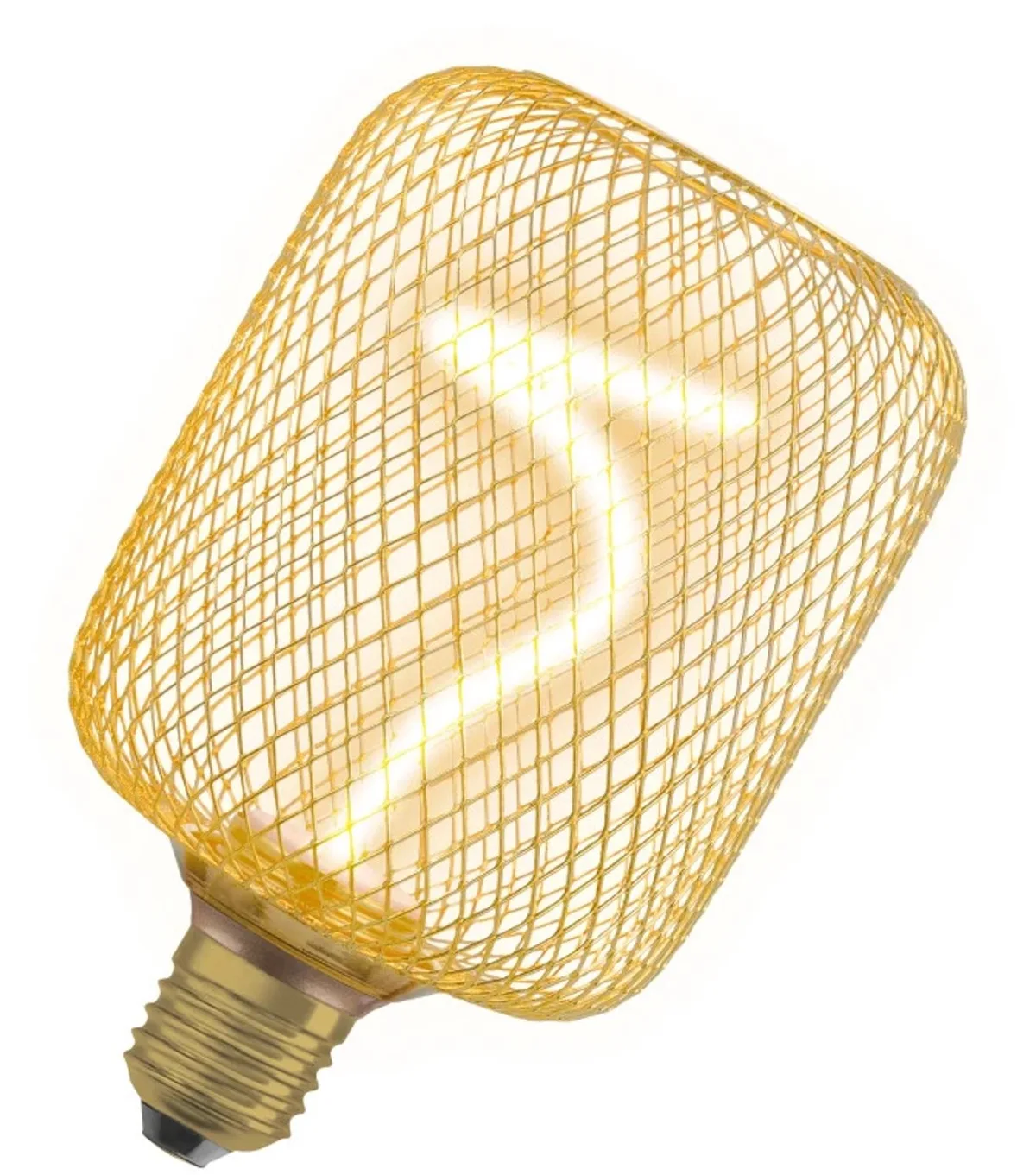 Doos 4x Osram E27 LED Kaarslamp | 3.5W Goud 1800K 220V/240V 818 170Lm | 320° Dimbaar van Osram – productfoto