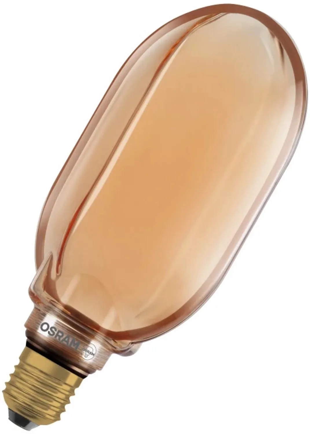 Doos 4x Osram E27 LED Kaarslamp | 4W Goud 1800K 220V/240V 818 220Lm | 330° Ø100mm Dimbaar fra Osram – produktbillede