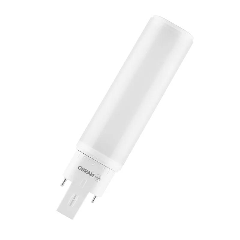 DULUX LED-lamp met pinvoet G24q 6W 660lm 6500K vervangende compacte fluorescentielamp met E-VSA, draaibaar 30.000 uur, kwikvrij, eenvoudig te vervangen, IP20 från Osram – produktbild