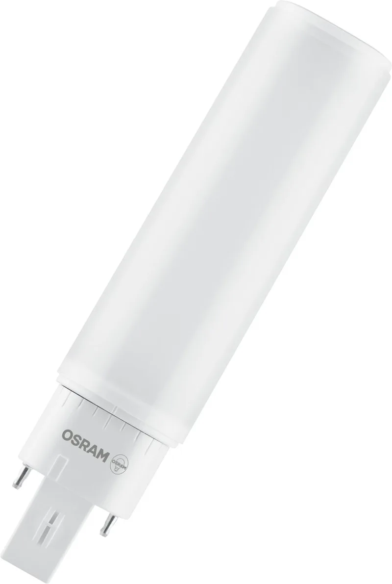 DULUX LED-lamp met pinvoet G24q 7W 770lm 6500K vervangende compacte fluorescentielamp met E-VSA, draaibaar 30.000 uur, kwikvrij, eenvoudige installatie, IP20 van Osram – productfoto