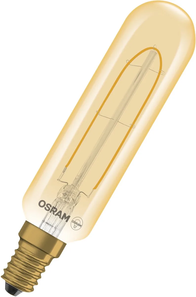 E14 LED Lamp | 2.8W Goud 2200K 220V/240V 822 250Lm | 320° Dimbaar van Osram – productfoto