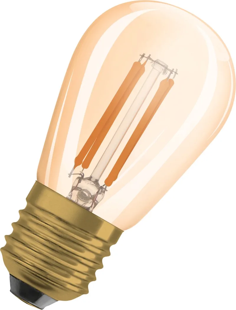 E27 LED Edison Lamp - 4.8W Goud 2200K 220V 822 - 320° Dimbaar de Osram – photo produit