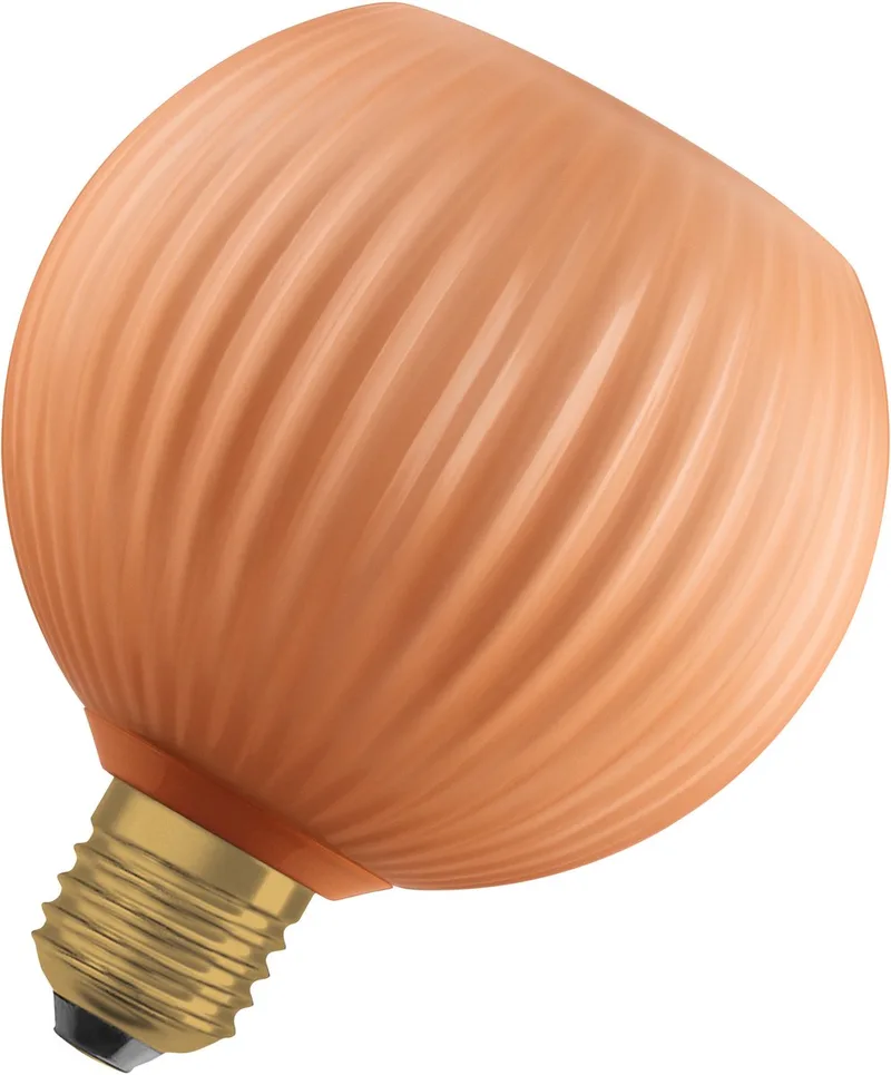E27 LED Globelamp | 3.5W Oranje 220V/240V 827 300Lm | 100° Ø125mm de Osram – photo produit