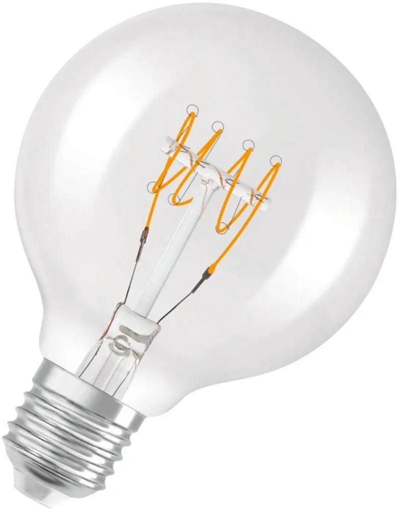 E27 LED Globelamp | 4.8W 2700K 220V/240V 827 470Lm | 320° Ø80mm Dimbaar de Osram – photo produit