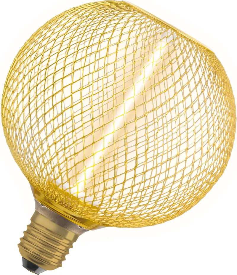 Decor LED Straw Filament Globe E27 3,5W guld 1 800K från Osram – produktbild