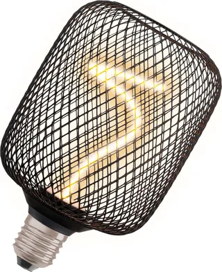 Decor LED Spiral Filament Square E27 3,5W svart 818 från Osram – produktbild 1 av 2