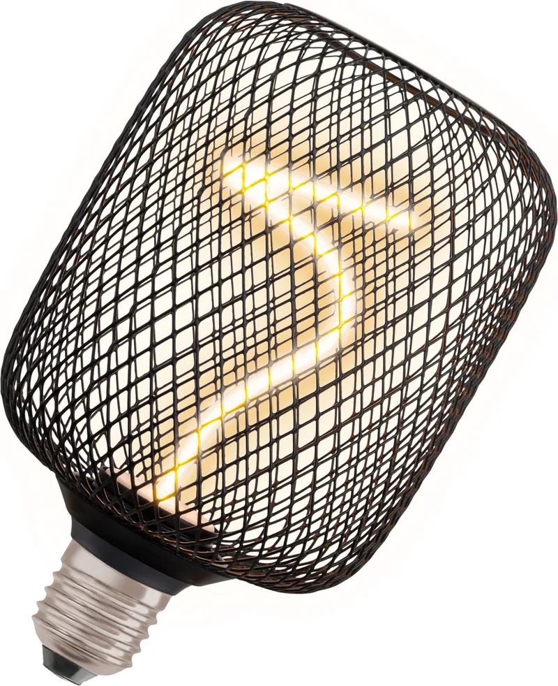 Decor LED Spiral Filament Square E27 3,5W svart 818 från Osram – produktbild 1 av 2