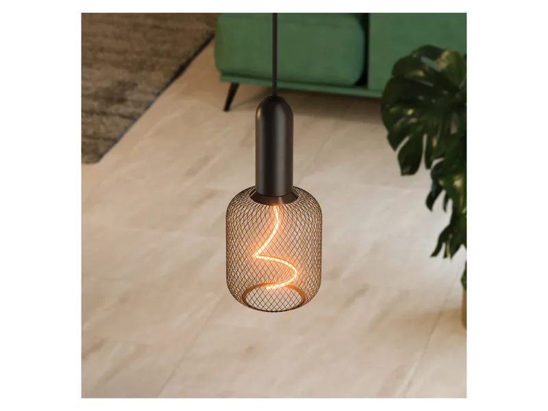 Decor LED Spiral Filament Square E27 3,5W svart 818 från Osram – produktbild 2 av 2