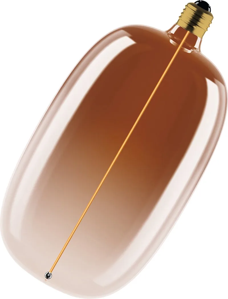 LED Big Elipse Oval E27 4,8W 818 Filament brun dimbar från Osram – produktbild