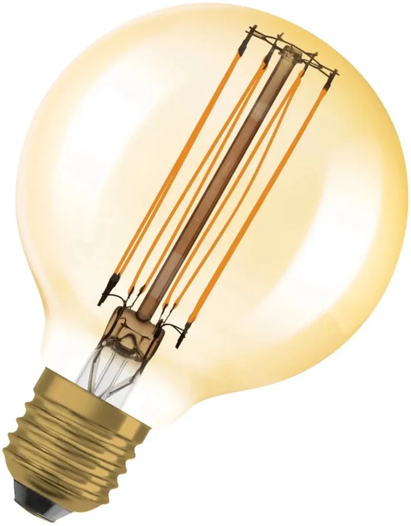 Vintage 1906 E27 8,8W 822 dim guld från Osram – produktbild
