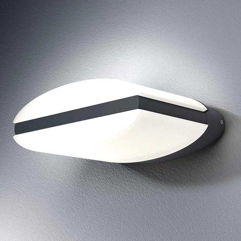 Endura Buitengebruik muurverlichting Zwart, Grijs de Osram en Gris foncé – photo produit
