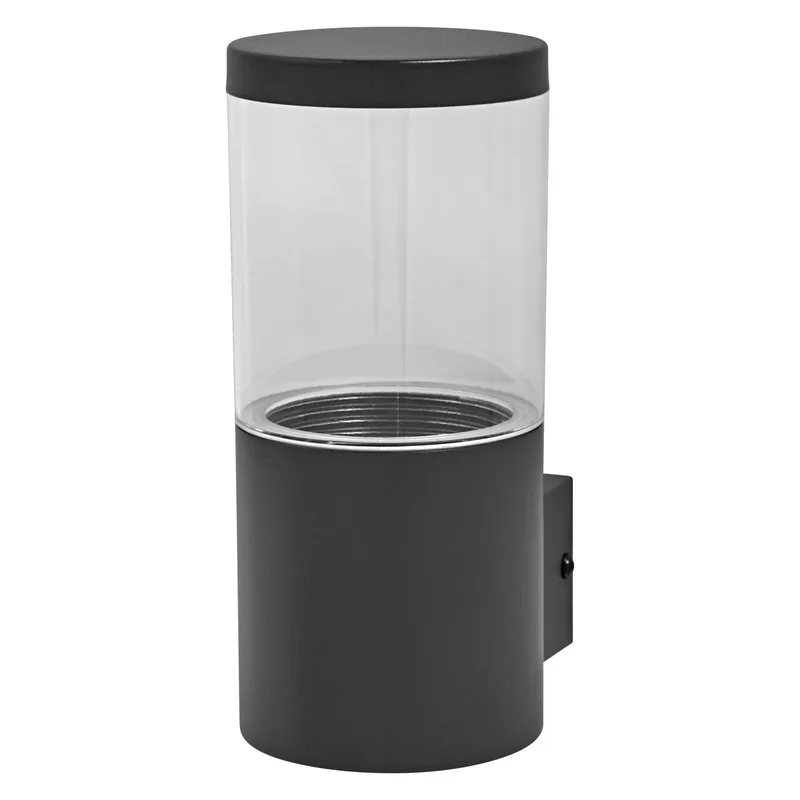 ENDURA CLASSIC EBRO WALL buitenlamp, wandlamp, roestvrij staal, snelle installatie, beschermingsklasse IP44, roestvrij staal, gebruik in de buitenruimte de Osram en Gris foncé – photo produit